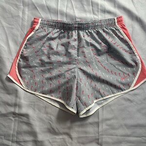 Nike exercising shorts.
